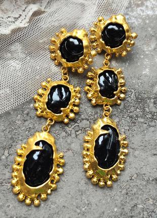 Серьги в стиле zara 9,6 см