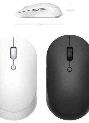 Мышка xiaomi mi dual mode mouse hlk4041gl беспроводная мышь бездротова беззвучна мишка mi redmi macbook imac10 фото