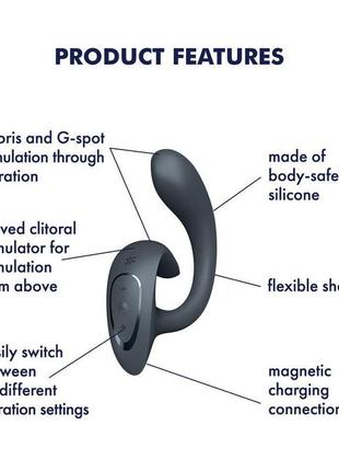 Вибратор satisfyer g for goddess 1 dark grey 6