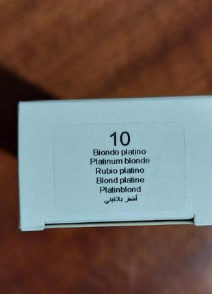 Краска для волос nouvelle "платиновый блонд "10" итальялия
