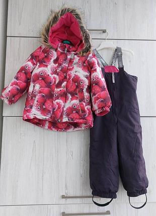 Брендовий зимовий термо комбінезон костюм куртка і напівкомбінезон
