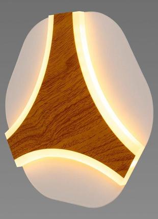 Світлодіодне бра 8927-1 9w 200*185*40 white