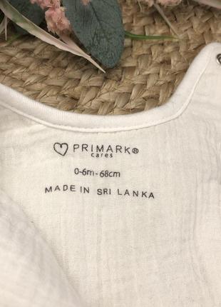 Мусліновий конверт для сну 0-6 міс. / спальник4 фото