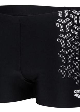 Плавки-шорти для чоловіків arena kikko v swim short чорний, білий чол 90