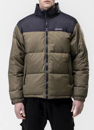 Куртка carhartt wip puffer jacket army green s