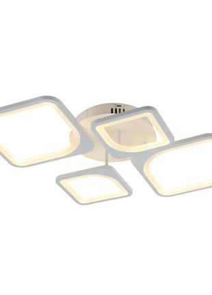 Люстра світлодіодна стельова sirius 6106-4 wt 62w