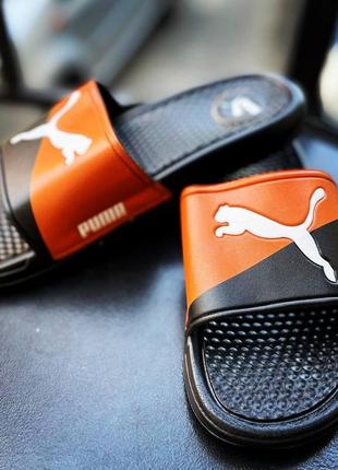 Чорні чоловічі тапки