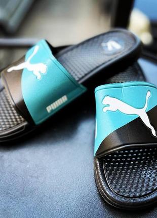 Чорні чоловічі тапки