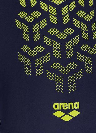 Плавки-шорти для чоловіків arena kikko v swim short темно-синій, жовтий чол 1053 фото