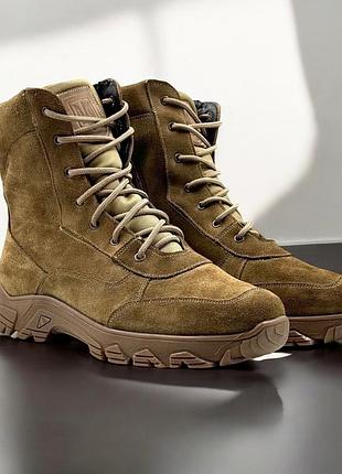 Кожаные летние берцы ботинки тактические. 36-50р койот. 100% натуральная кожа! mblm-1057