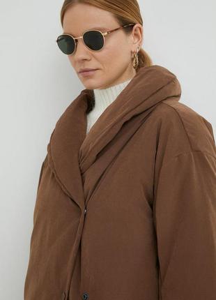 Пальто wrangler трендового коричневого кольору4 фото