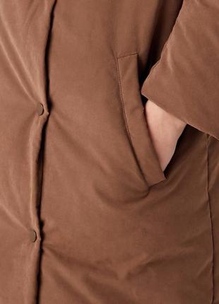 Пальто wrangler трендового коричневого кольору7 фото
