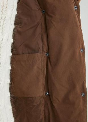Пальто wrangler трендового коричневого кольору8 фото