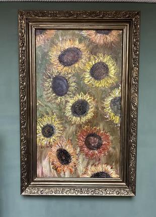 Картина подсолнухи