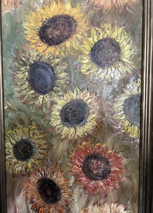 Картина подсолнухи
