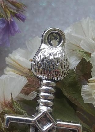 Закладка для книг меч с головой кота, тигра. металл цвета серебра