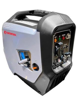 Генератор бензиновый инверторный intertool-storm - 1800 x 2000вт ручной старт [медь]