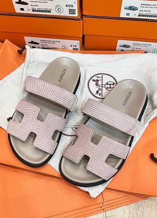 Сандалии шлепанцы босоножки в стиле hermes shypre