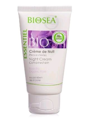 Крем ночной для комбинированной кожи лица biosea essentiel 1205