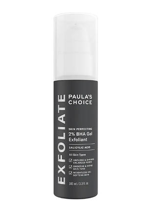 Тонер із саліциловою кислотою paulas choice - skin perfecting - 2% bha...