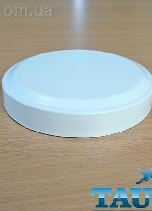 Белый декоративный фланец thermopulse eco d120мм высотой 23 мм white из н/ж стали без отверстия. цельный