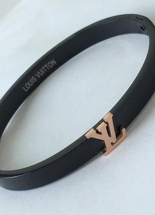 Гиппоалергенный позолоченный браслет lv из медицинской стали (stainless steel)