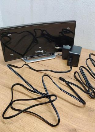 Годинник настільний з радіо technoline wt460 blue led black/silver (wt460 blaue led)7 фото