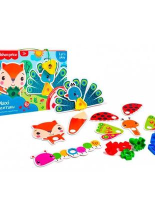 Игра-конструктор "fisher price. maxi-болтики" (укр) vt2905-23