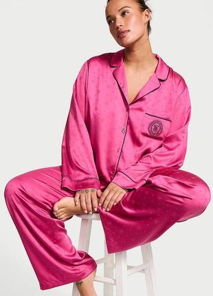 Сатиновая пижама victoria's secret виктория сикрет оригинал