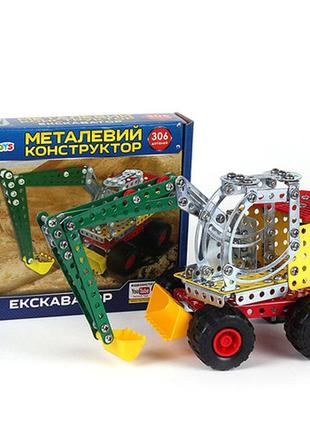 Конструктор металлический экскаватор технок 4784