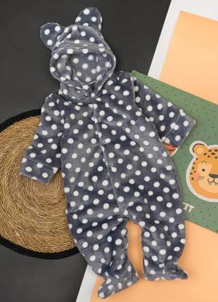 Теплий дитячий комбінезон.