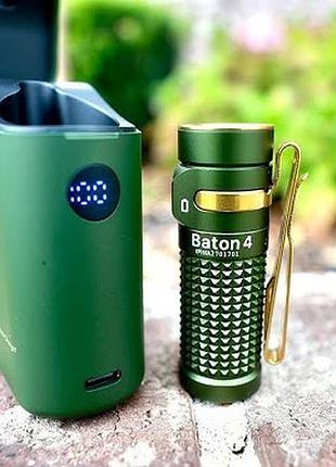 Ліхтарик olight baton 4 premium green, 1300 lm