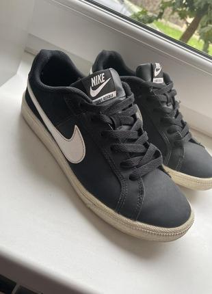 Кеди nike court royale, жіночі кросівки, шкіряні кеди, 37,5