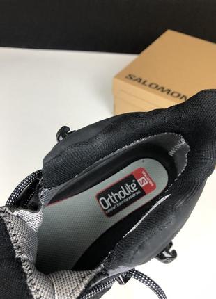 Salomon speedcross pro сірі з чорним термо високі кросівки ботінки сапоги теплі...