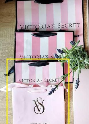 Подарочный пакет виктория сикрет, подарочный пакет victoria's secret 20*15 (мелованая бумага)