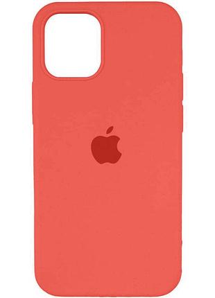 Чохол для смартфона silicone full case aa open cam for apple iphone 14 18, peach