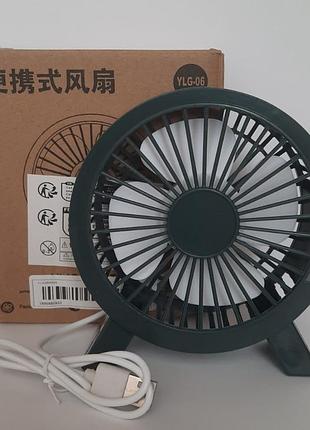 Портативный настольный мини вентилятор от usb yyq001