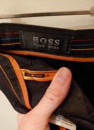 Мужские элегантные черные брюки от hugo boss. размер: xl-xxl (40).6 фото