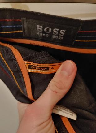Чоловічі елегантні чорні брюки від hugo boss. розмір: xl-xxl (40).5 фото