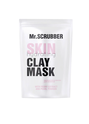 Маска для обличчя skin hydrating clay mask mr.scrubber