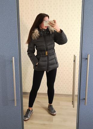 Тёплый зимний пуховик, куртка натуральный пух, женский пуховик, зимняя куртка, лыжная куртка, куртка massimo dutti zara tommy hilfiger