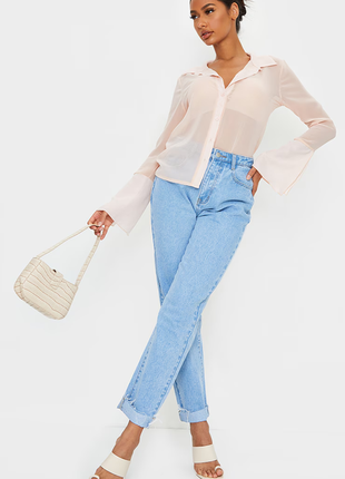 Прозора шифонова сорочка prettylittlething