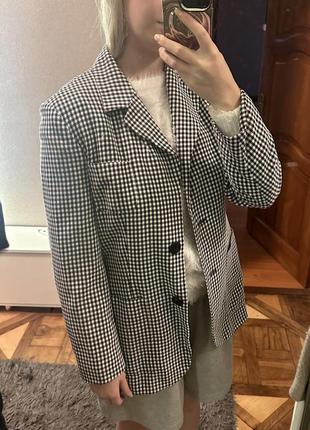 Пиджак в клетку