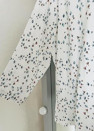 Рубашка zara вискоза 4