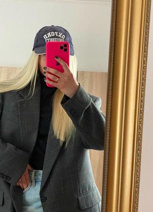 Подовжений піджак пальто у клітинку 😍 новий