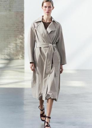 Роскошный двубортный тренч, плащ zara oversize!5 фото