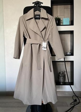 Роскошный двубортный тренч, плащ zara oversize!3 фото