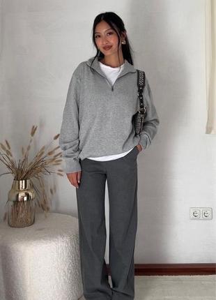 Брендовый свитшот худи гольф водолазка зип поло massimo dutti