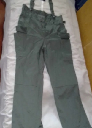 Брюки военные серо-зеленые, размер 52/рост 5