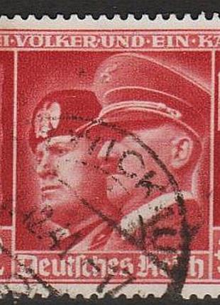 1941 - рейх - гітлер-муссоліні mi.763 _ гаш _5,50 eu